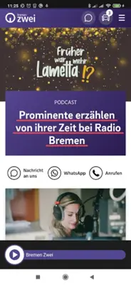 Bremen Zwei android App screenshot 1